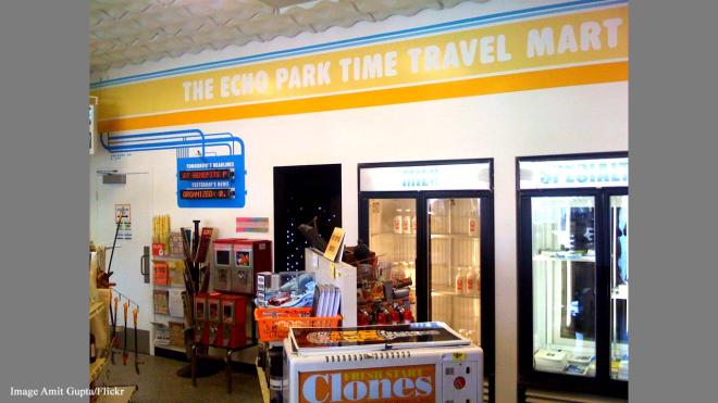 The Echo Park Time Travel Mart - 1714 W Sunset Blvd, Los Angeles, California, USA