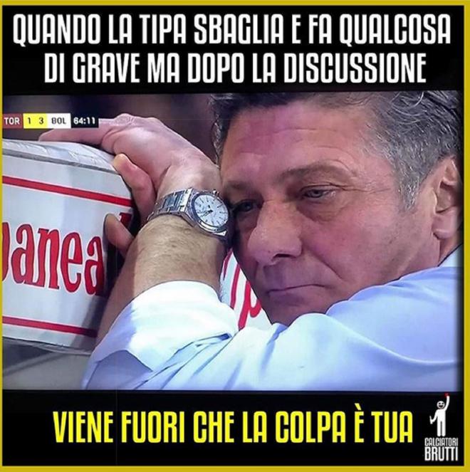 Mazzarri sconsolato