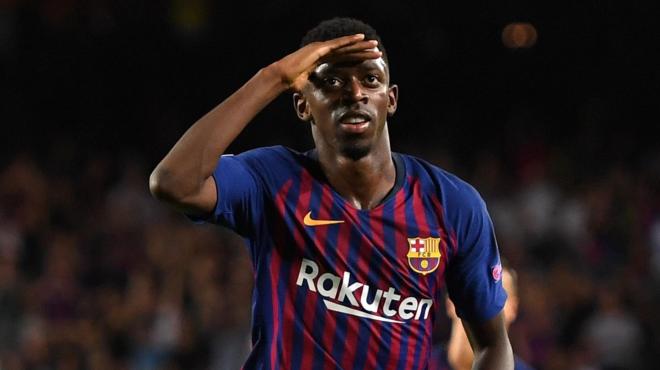 Demb&eacute;l&eacute; dans le groupe du Bar&ccedil;a
