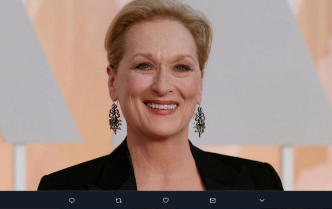 La new entry Meryl Streep