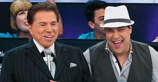 Tiago Abravanel e Silvio Santos