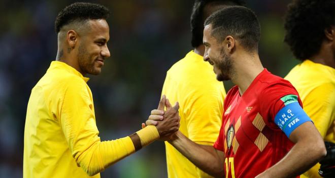 Neymar veut jouer avec Eden Hazard