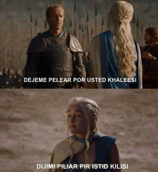 Khaleesi est&aacute; cansada de que le digan que es hermosa