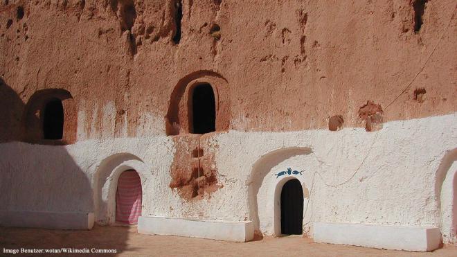 'Star Wars:' Matmata Underground Houses - C104, Matmatat-Al-Qadimal, Tunisia