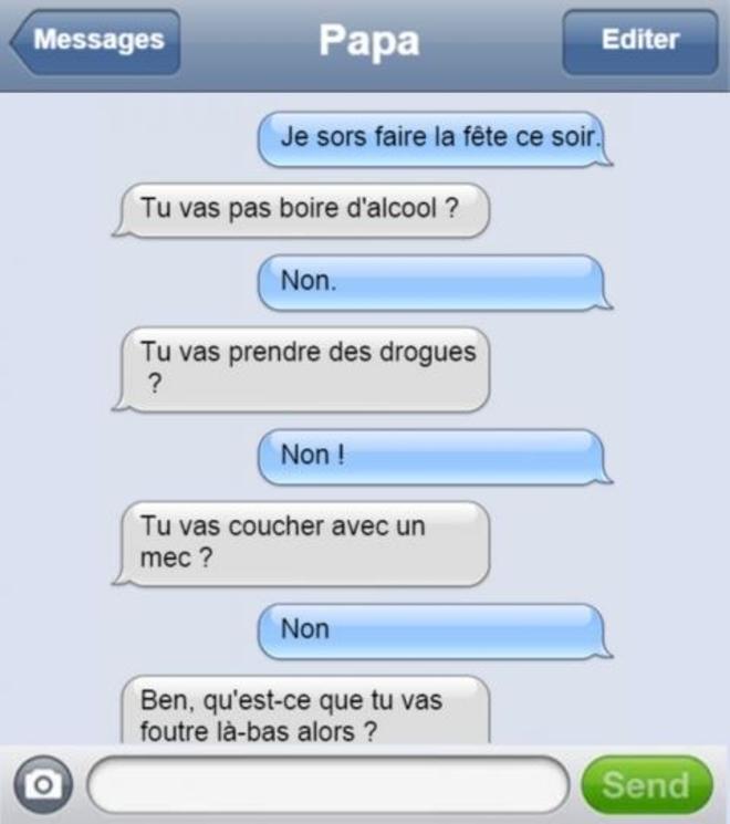 Quand ton p&egrave;re veut trop que tu t'amuses