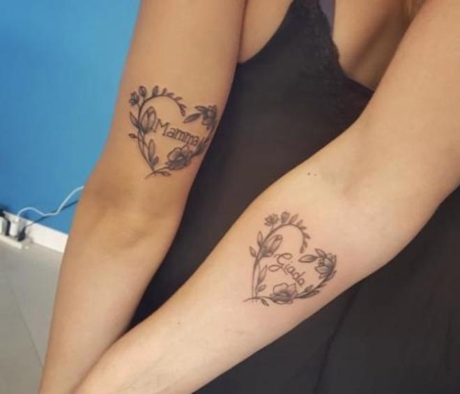 Le coeur sur le bras