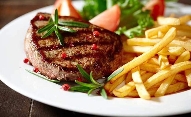 7&egrave;me : Le steak frites