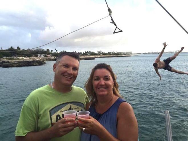 Chute &agrave; l'arri&egrave;re