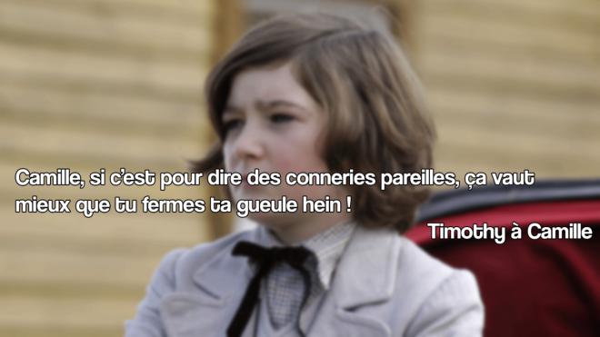 Timothy &agrave; Camille