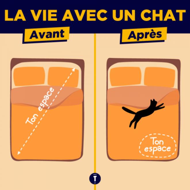 La place dans le lit