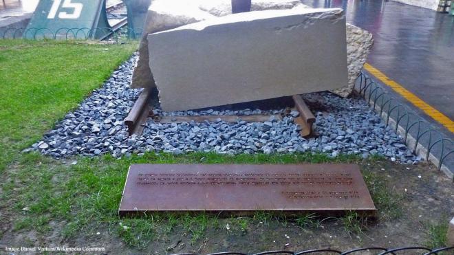 Platform 16 Holocaust Memorial - Santa Maria Novella train station, Piazza della Stazione, Florence, Italy