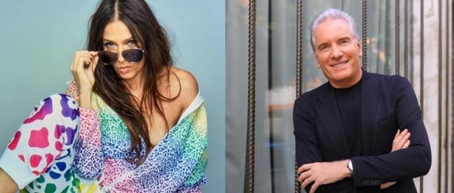 Adriane Galisteu e Roberto Justus