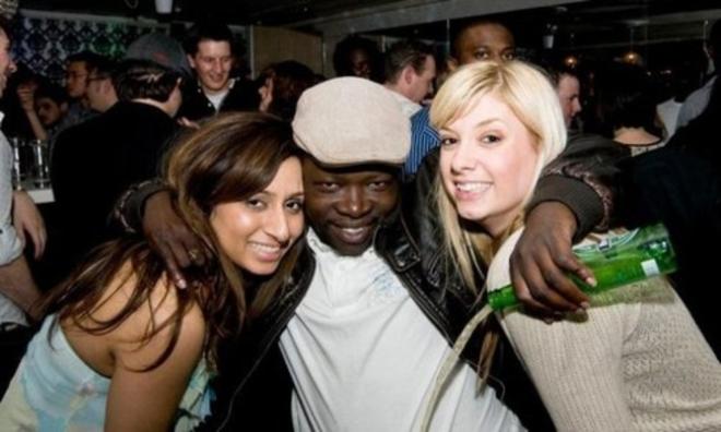 La photo avec les filles