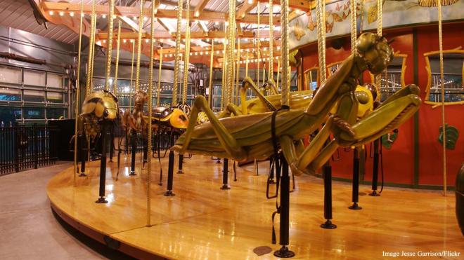 Bronx Zoo Bug Carousel, Children's Zoo Ln, Fordham Road and the Bronx River Parkway, Bronx, New York, USA
