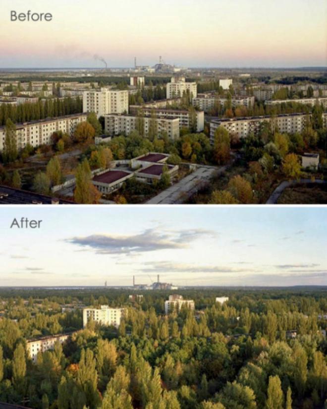 La ville deTchernobyl