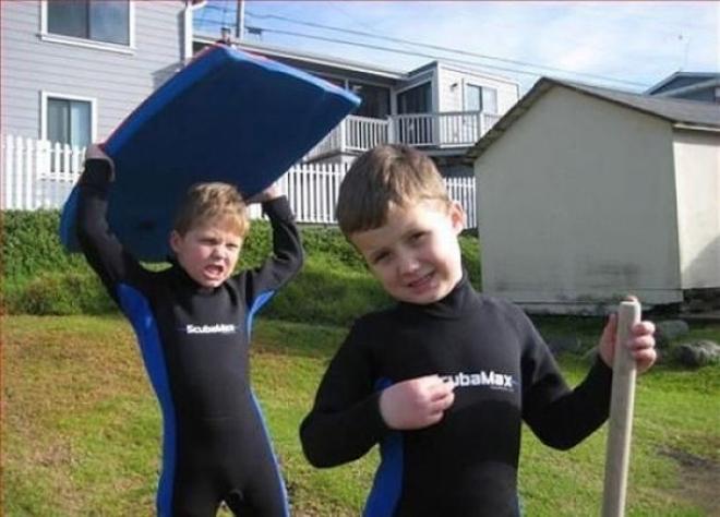 Vacances entre fr&egrave;res