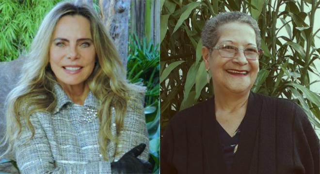 Bruna Lombardi e Geralda Diniz 