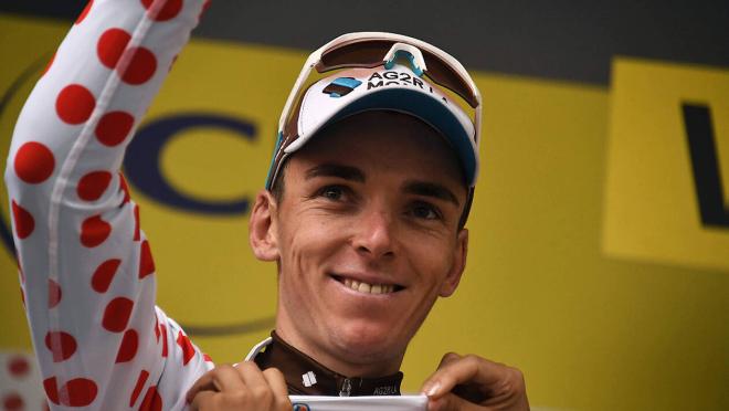 Maillot &agrave; pois : Romain Bardet (AG2R-La Mondiale)