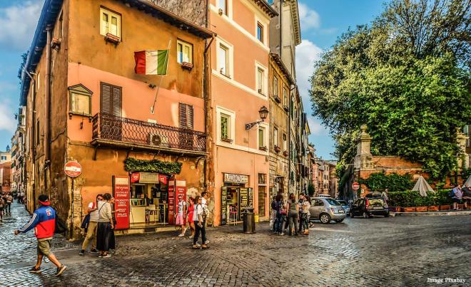 Trastevere district, Rome, Italy