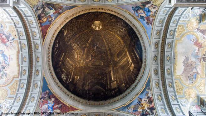 Jesuit church of Saint Ignazio Dome of Illusion, Via del Caravita, 8, Rome, Italy