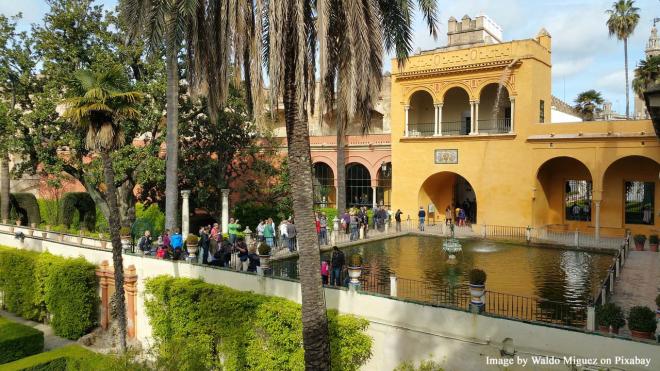 Palace of the Kingdom of Dorne - (Water Garden at the Royal Alcazar of Seville)