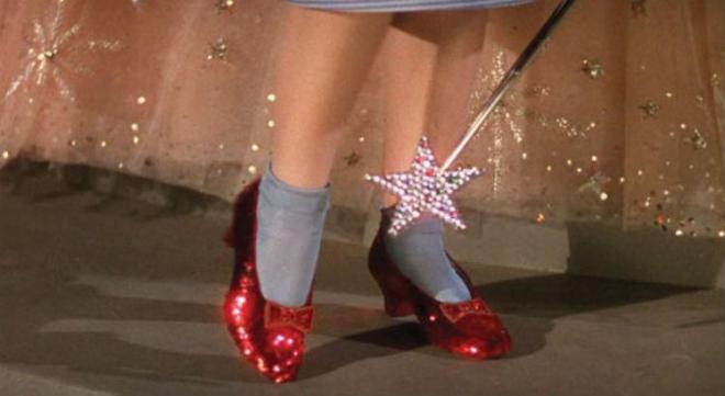Sapatos de Dorothy, O M&aacute;gico de Oz