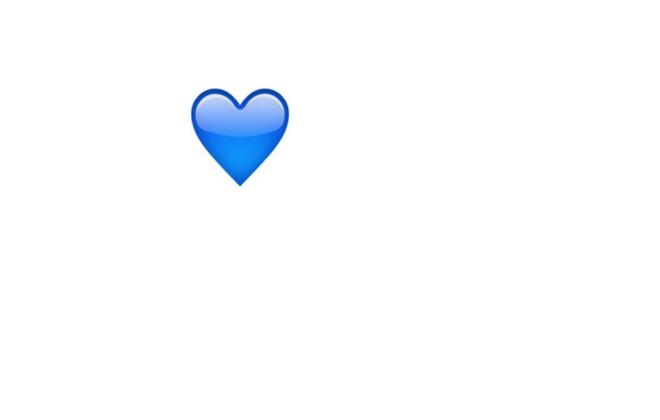 Coraz&oacute;n azul