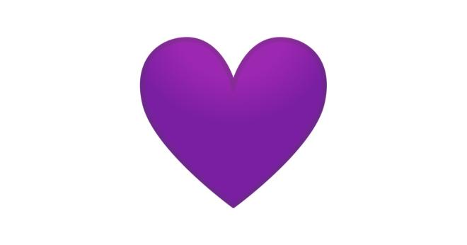 Coraz&oacute;n violeta