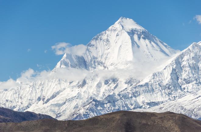 La monta&ntilde;a Dhaulagiri 