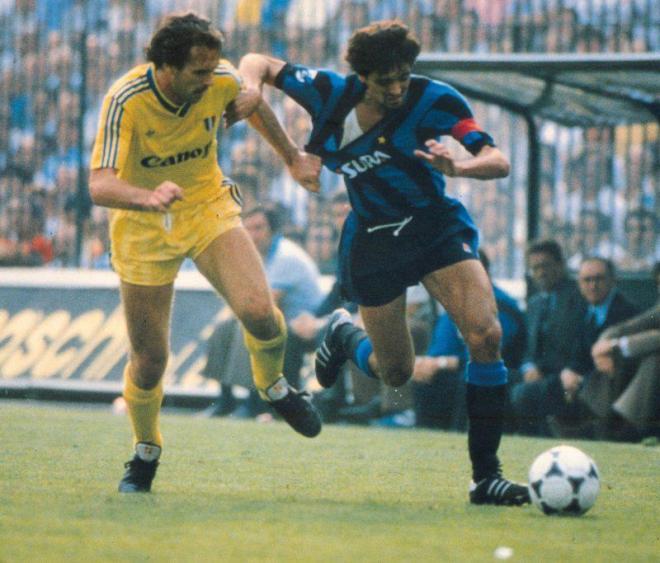 Scaligeri imbattuti a San Siro per quattro stagioni consecutive negli anni '80