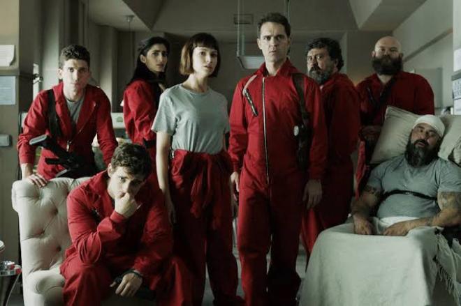 A famosa 'La casa de papel'