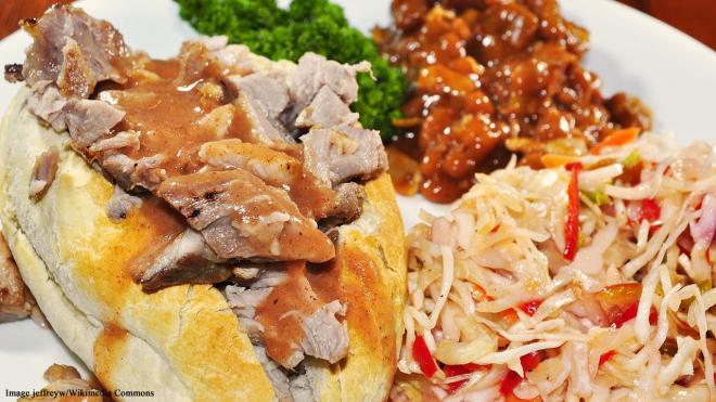 Copenhagen, Denmark - Fl&aelig;skestegssandwich