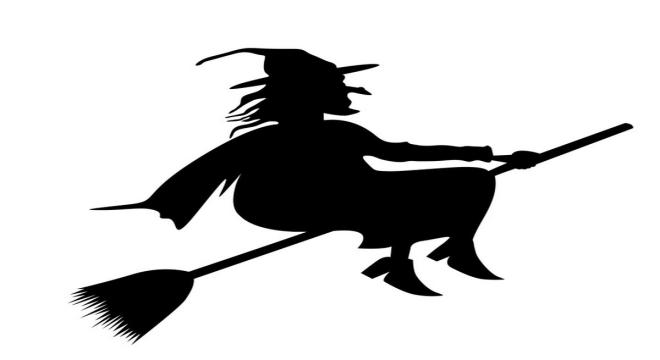 In volo con la scopa