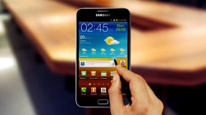 Samsung Galaxy Note (anno di uscita: 2011)