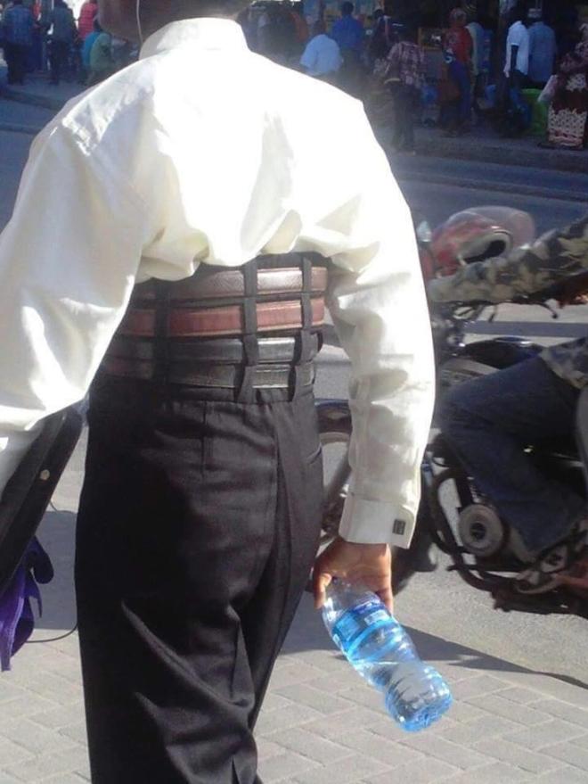 S&oacute; pra ter certeza que a cal&ccedil;a n&atilde;o vai cair