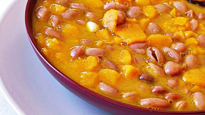 Fagioli con la zucca