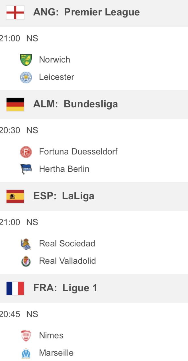 Le programme complet 