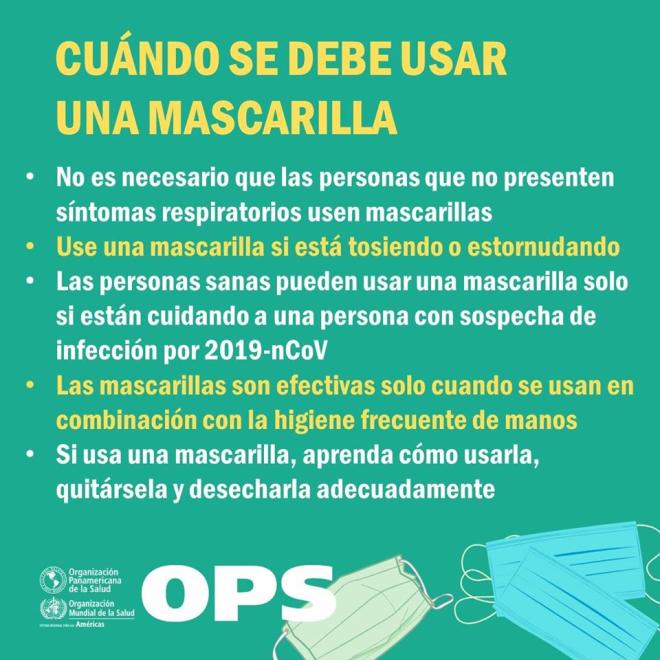 C&oacute;mo quitarse y desechar una mascarilla