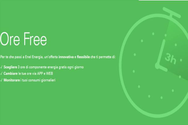 One Free: tre ore gratuite giornaliere
