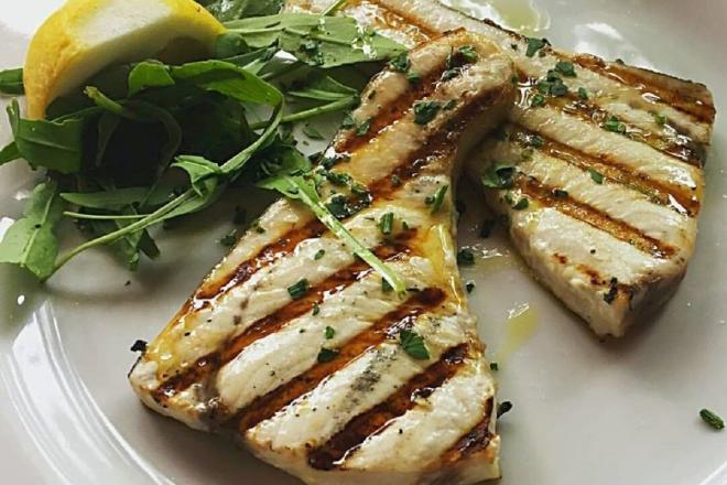 Pesce spada alla piastra (per 2 persone)