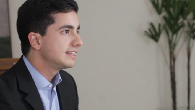 Jovem bilion&aacute;rio brasileiro