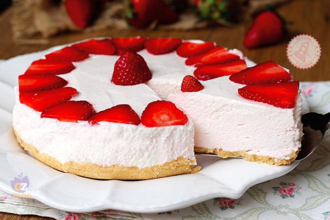 La cheesecake alle fragole