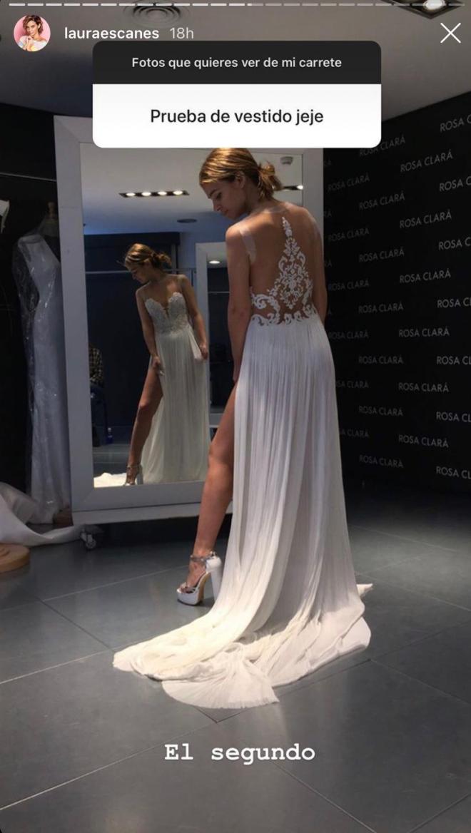 La prueba de su segundo vestido