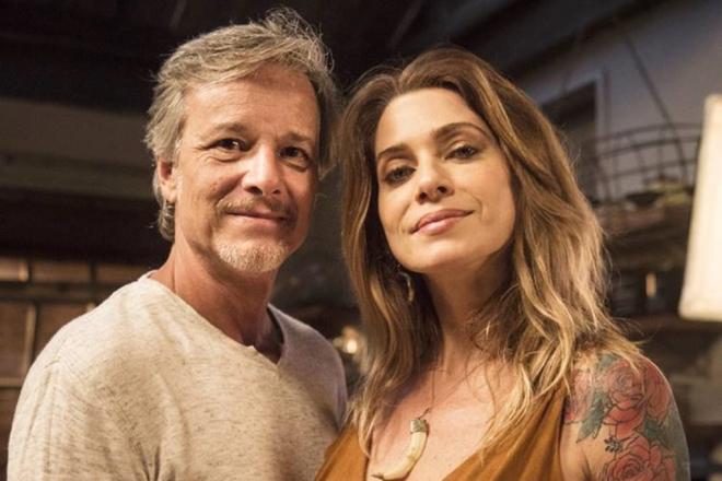 Let&iacute;cia Spiller e Marcello Novaes