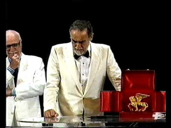 Vinse il Leone d'oro e il premio del Festival di Cannes