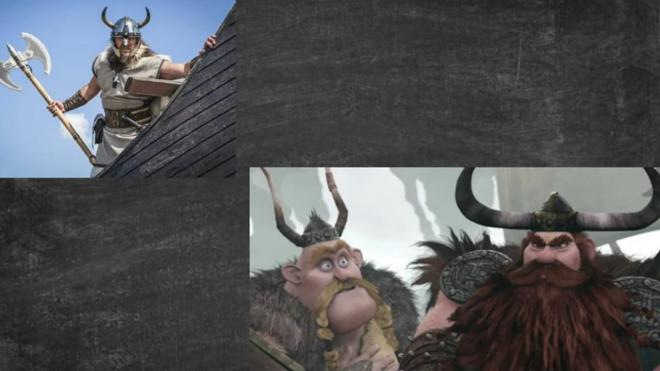 Eles usavam capacetes com chifres