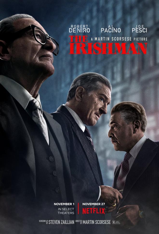 The Irishman (titulada en Latinoam&eacute;rica y Espa&ntilde;a como "El irland&eacute;s")