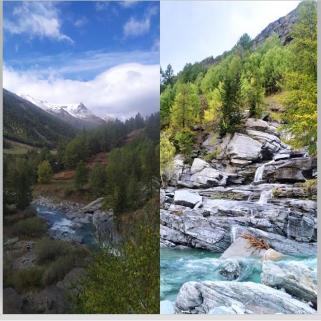 Le cascate di Lillaz, non lontano da Cogne