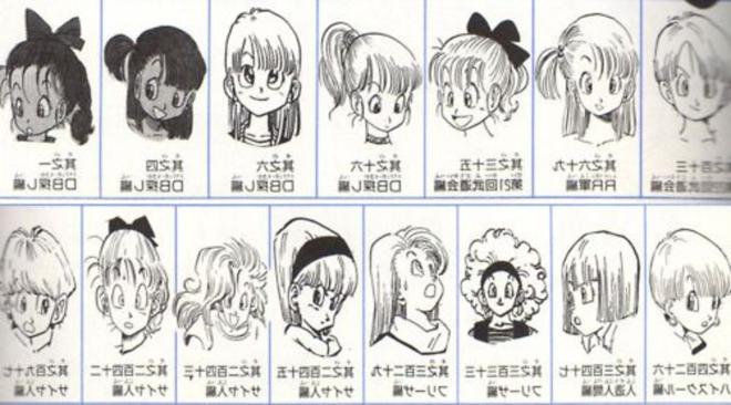Bulma ha cambiato acconciatura 14 volte