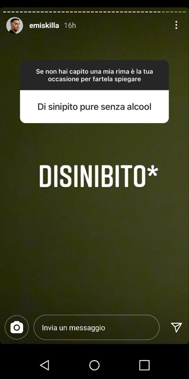 "Sono con te come con nessun'altra, disinibito pure senza l'alcol"